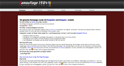 Desktop Screenshot of camouflage1984.de